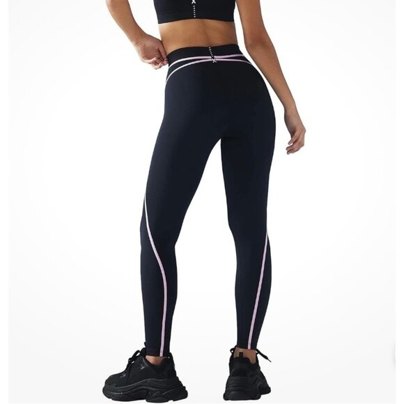 Savage X Fenty Womens X Mesh High-Waist Legging Size 1X Black Caviar - Picture 3 of 5